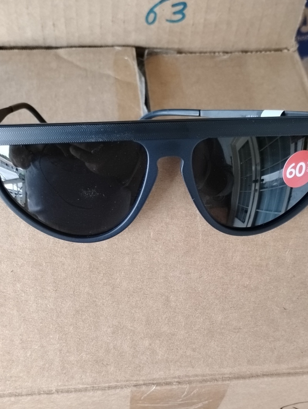 Men's Black Aviator Sunglasses - Polarized Lens